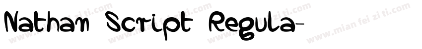 Nathan Script Regula字体转换